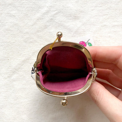 Miniature Japanese coin purse - Sado Okesa dancers