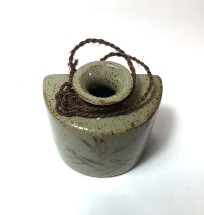 Japanese single bud vase - miniature hanging vase