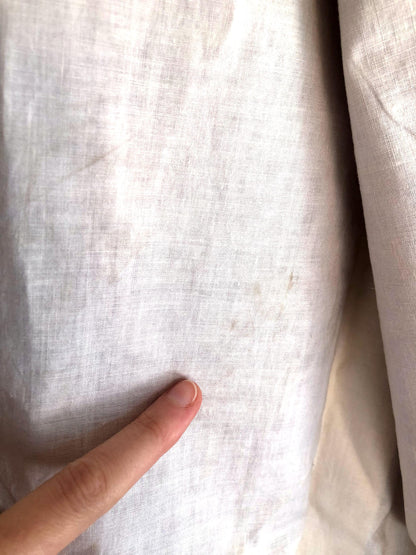 Casual vintage kimono - light purple komon with floral motifs