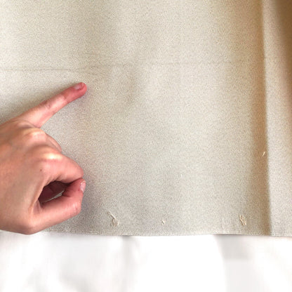 Elegant Nagoya obi - sparkling silver with orange accents and golden pine branches