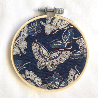 Vintage obi wall hanging - tondo 8cm