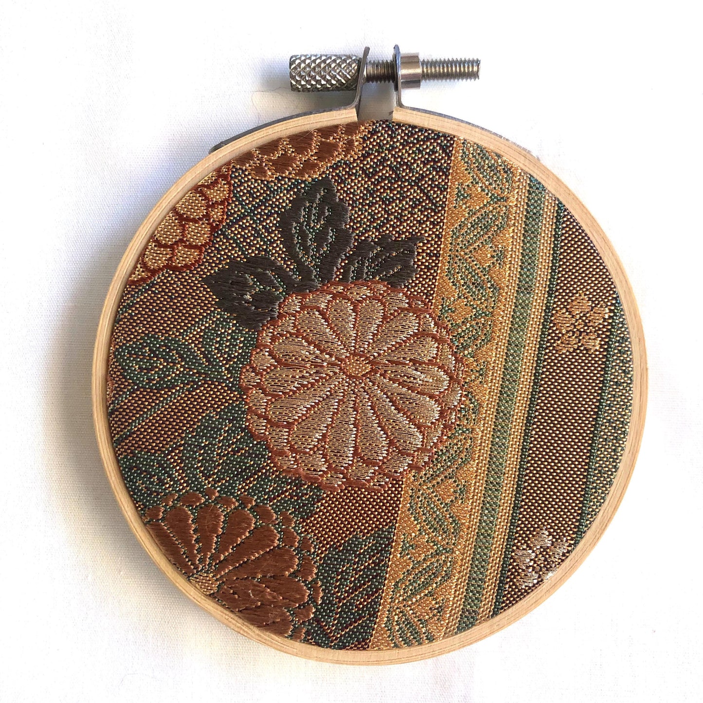 Vintage obi wall hanging - tondo 8cm