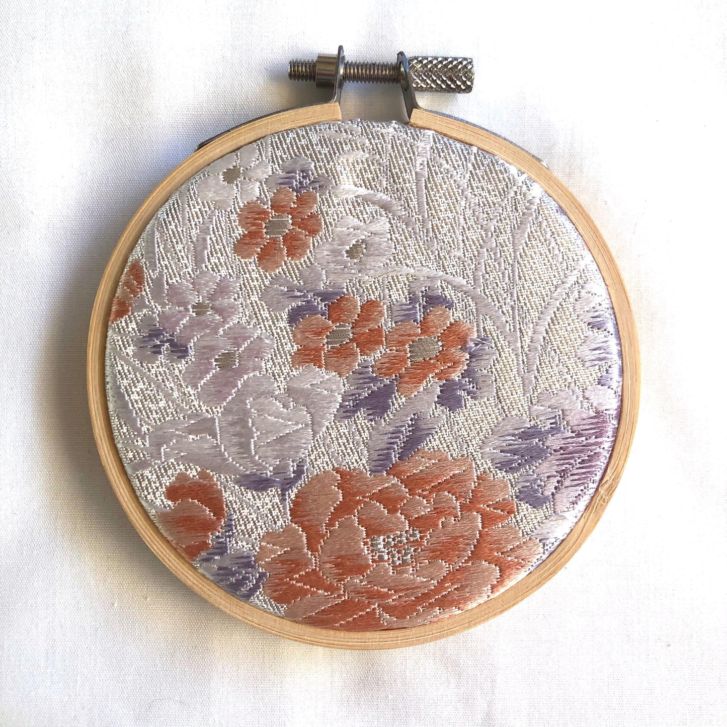 Vintage obi wall hanging - tondo 8cm