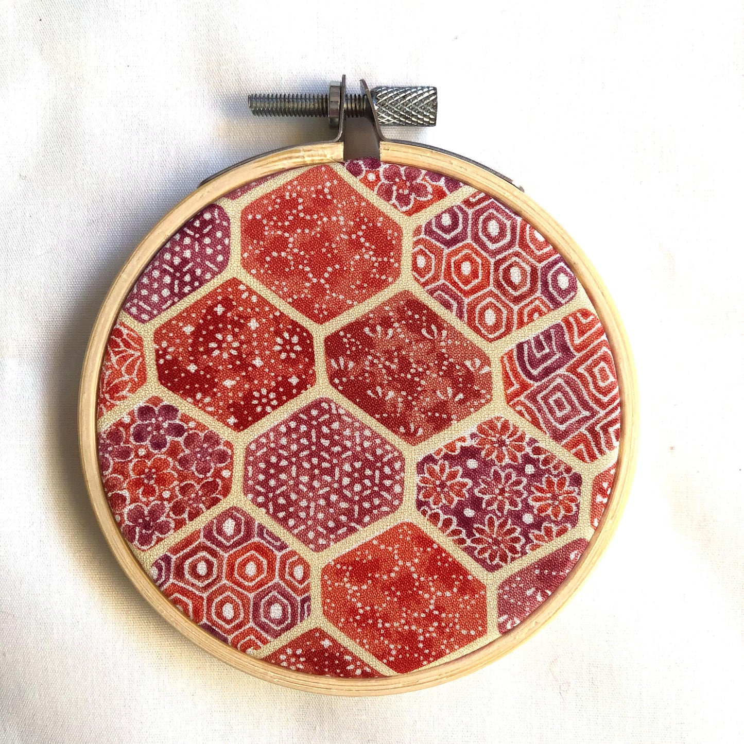 Vintage kimono wall hanging - tondo 8cm