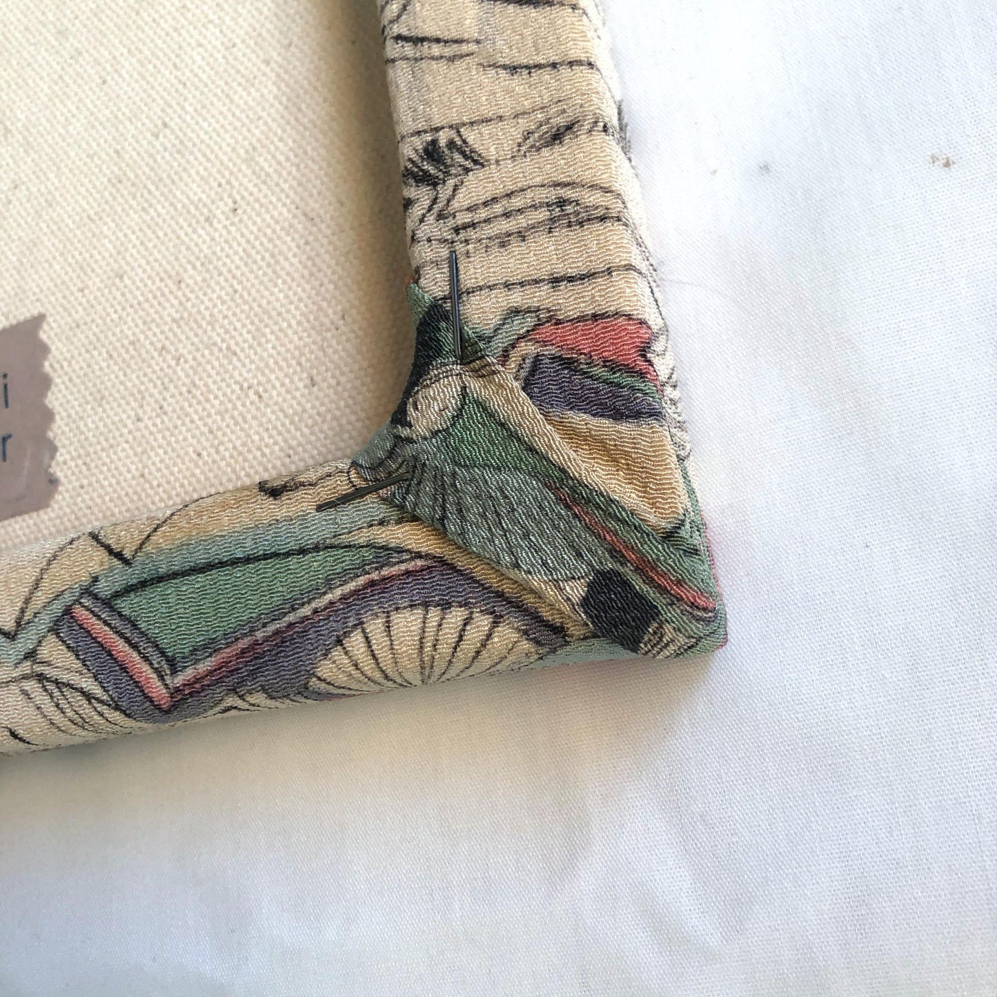 Vintage kimono wall hangings - square (series 2)