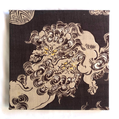 Vintage kimono wall hangings - square (series 2)