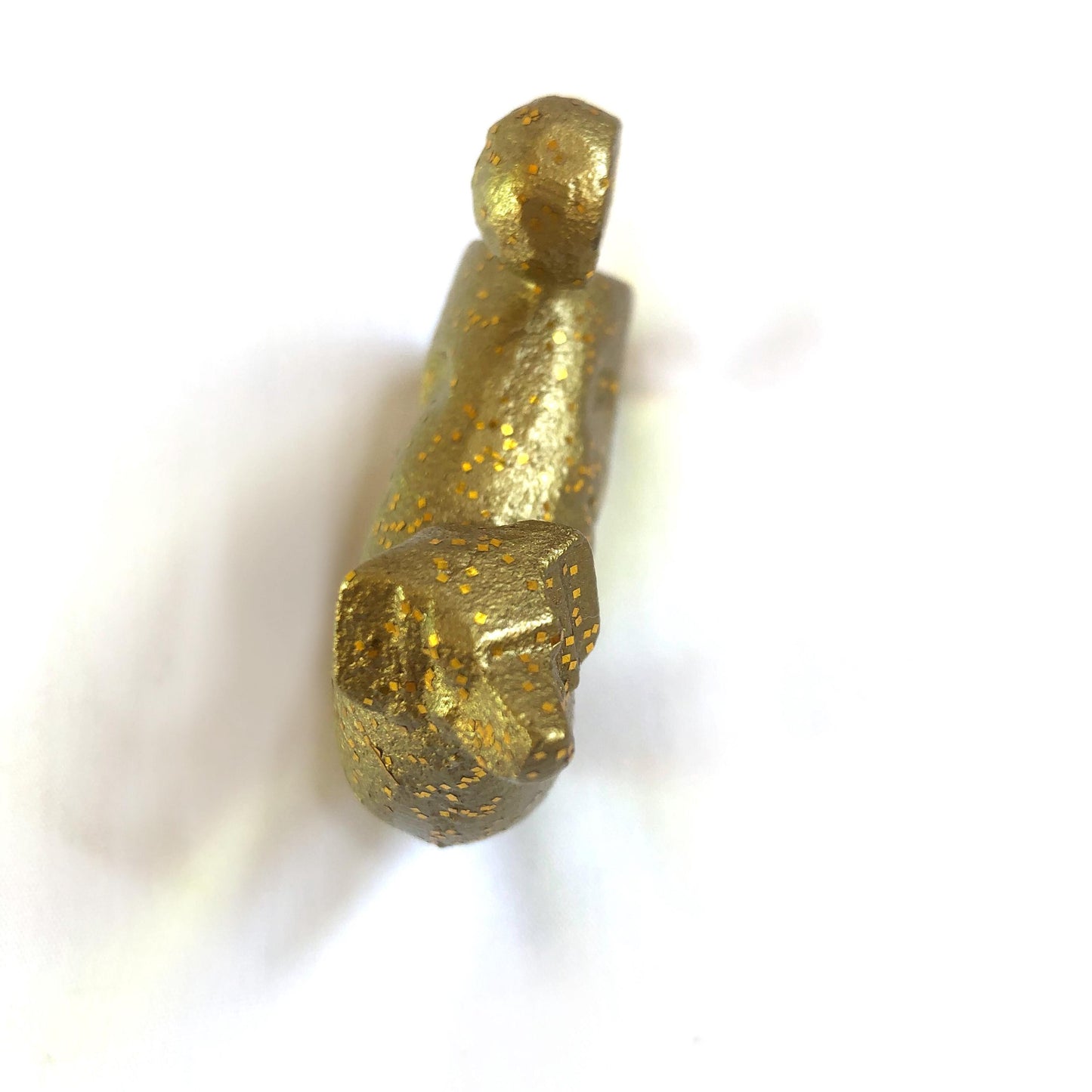 Miniature iron cast paperweight - golden zodiac animals