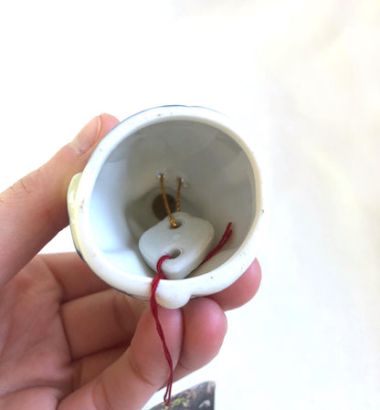 Showa retro porcelain wind chime - maiko from Nagasaki