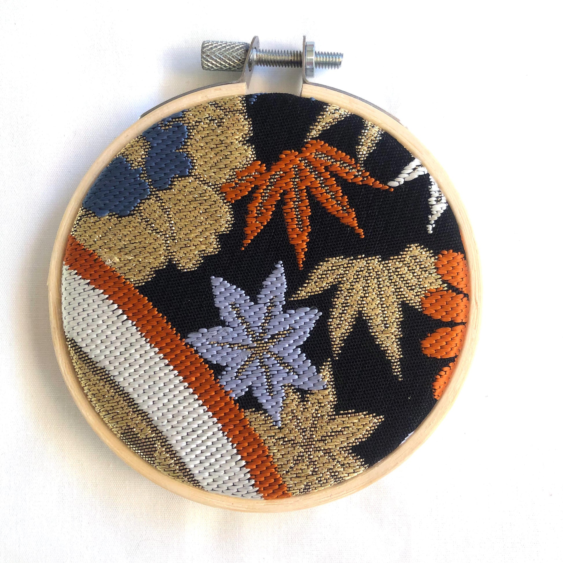 Vintage obi wall hanging - tondo 8cm