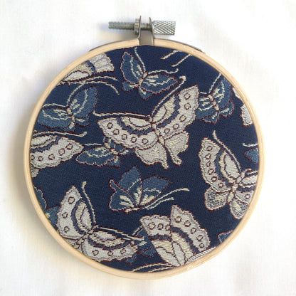 Vintage obi wall hanging - tondo 10cm