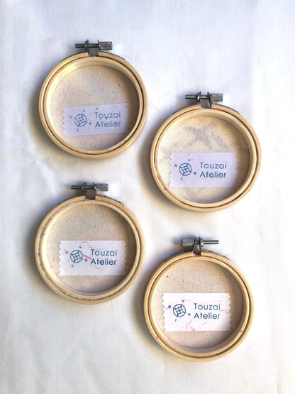 Vintage kimono wall hanging - tondo 8cm