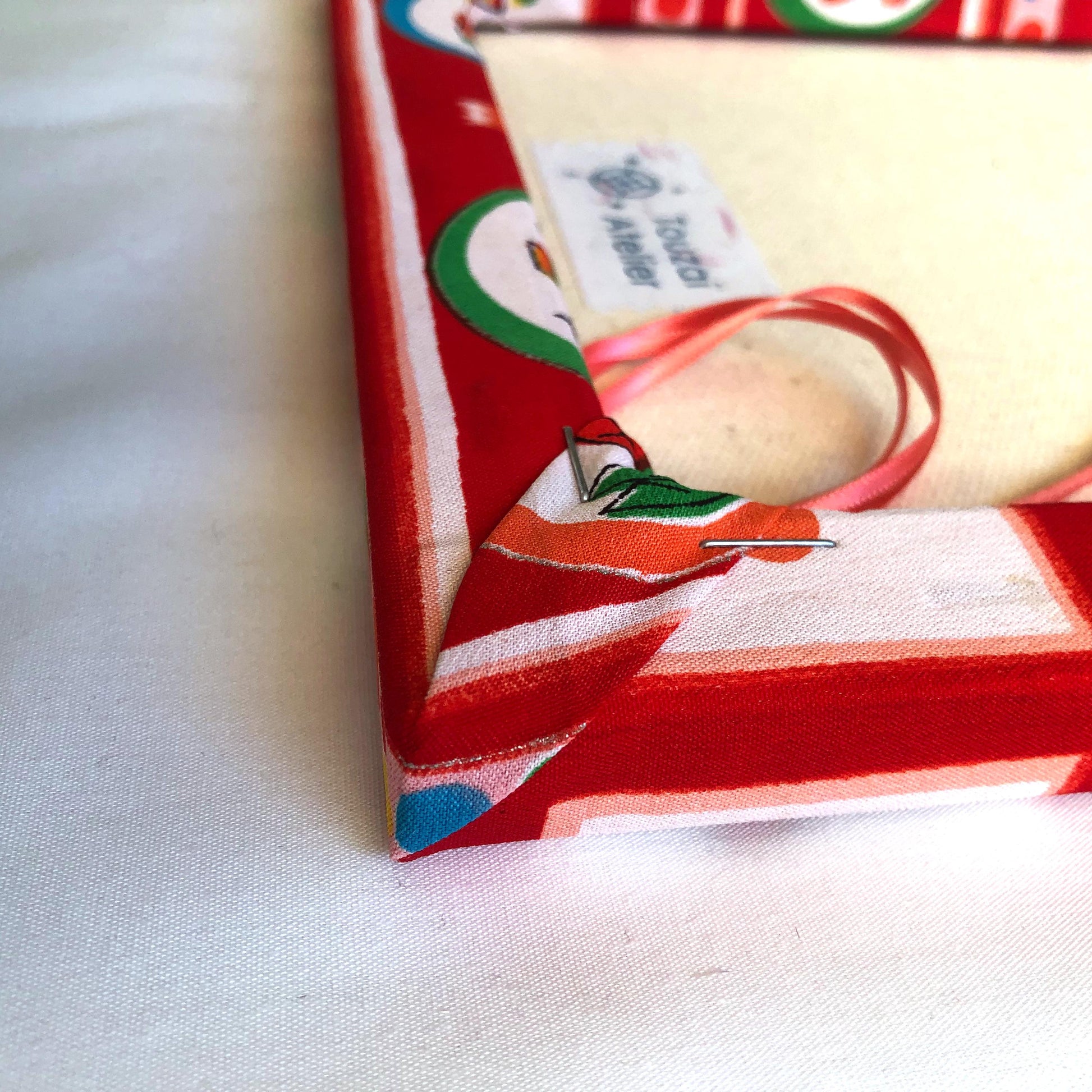 Vintage silk kimono wall hangings - square (series 1)