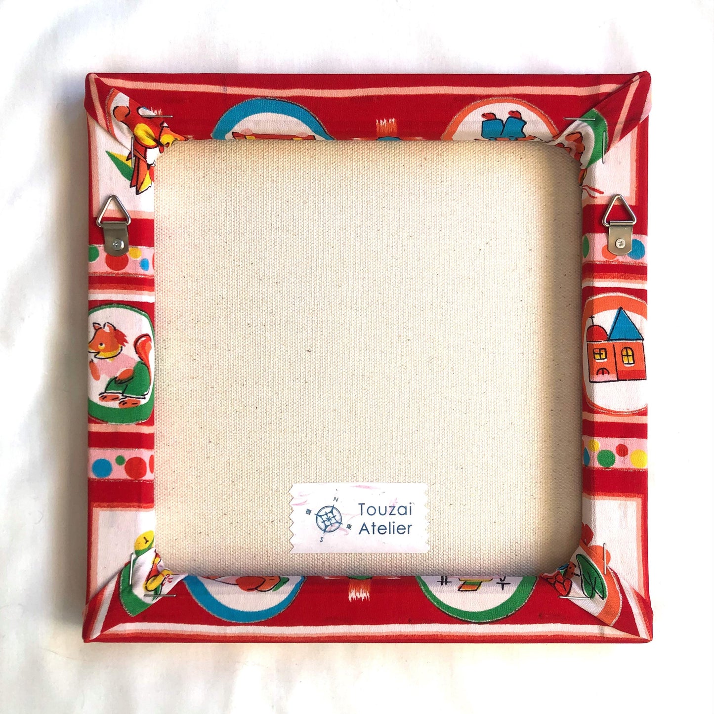 Vintage silk kimono wall hangings - square (series 1)