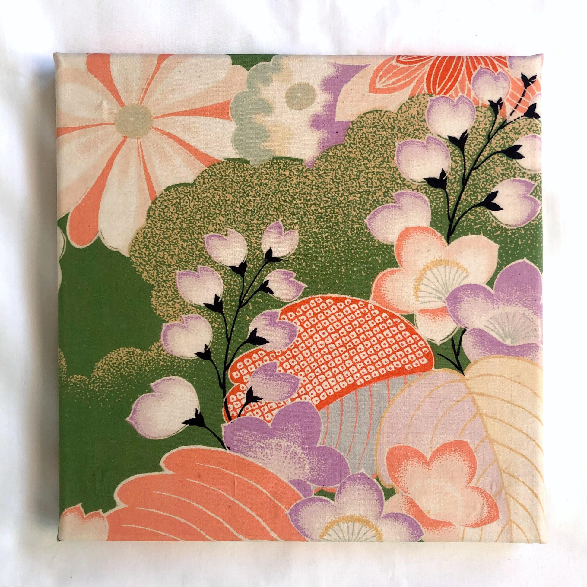 Vintage kimono wall hangings - square (series 2)