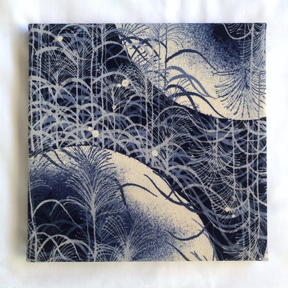 Vintage kimono wall hangings - square (series 2)