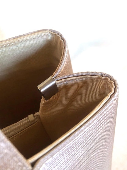 Obi remake tote bag - light gray and pastel jacquard