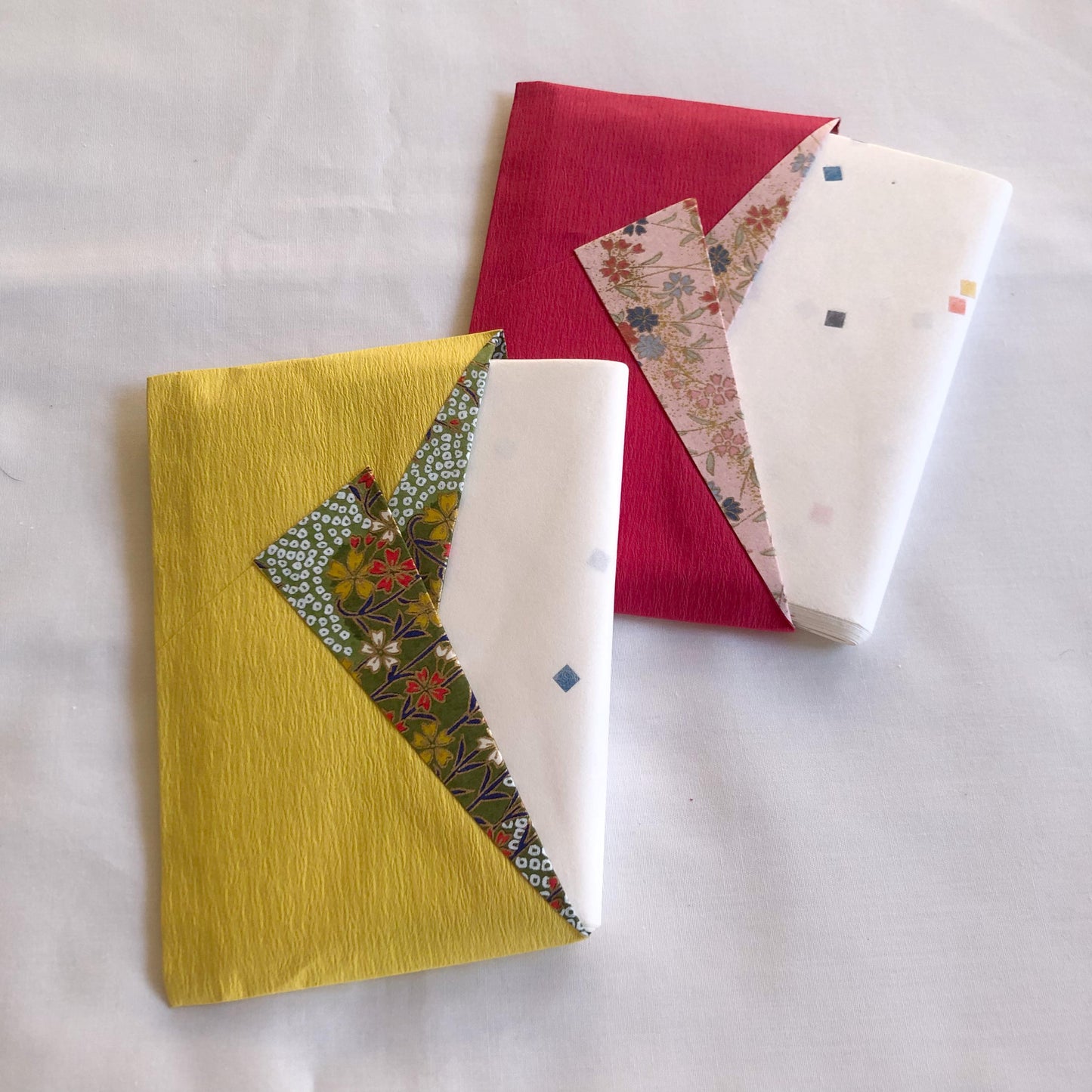Japanese kaishi paper in a paper envelope - different colors available