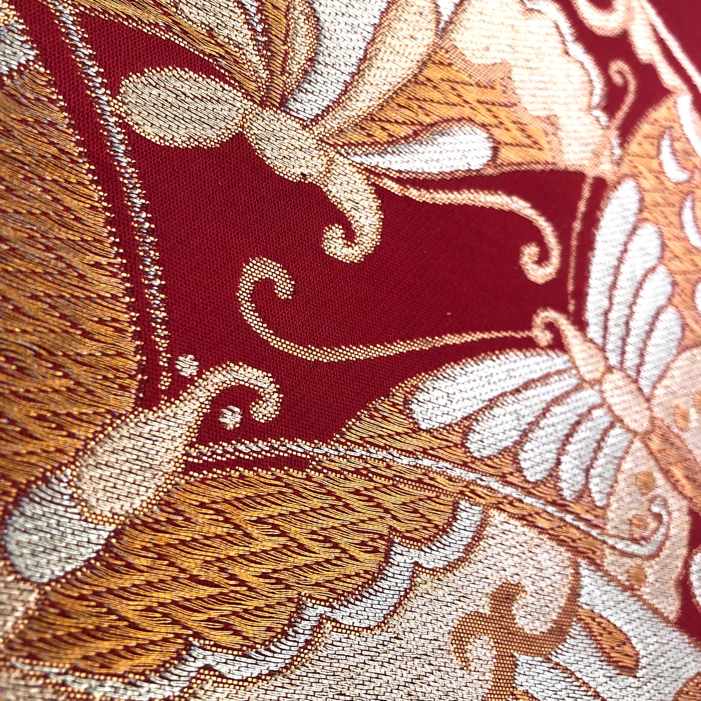 Vintage obi wall hangings - square