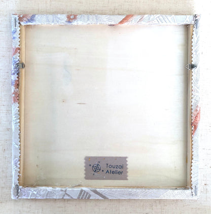 Vintage obi wall hangings - square