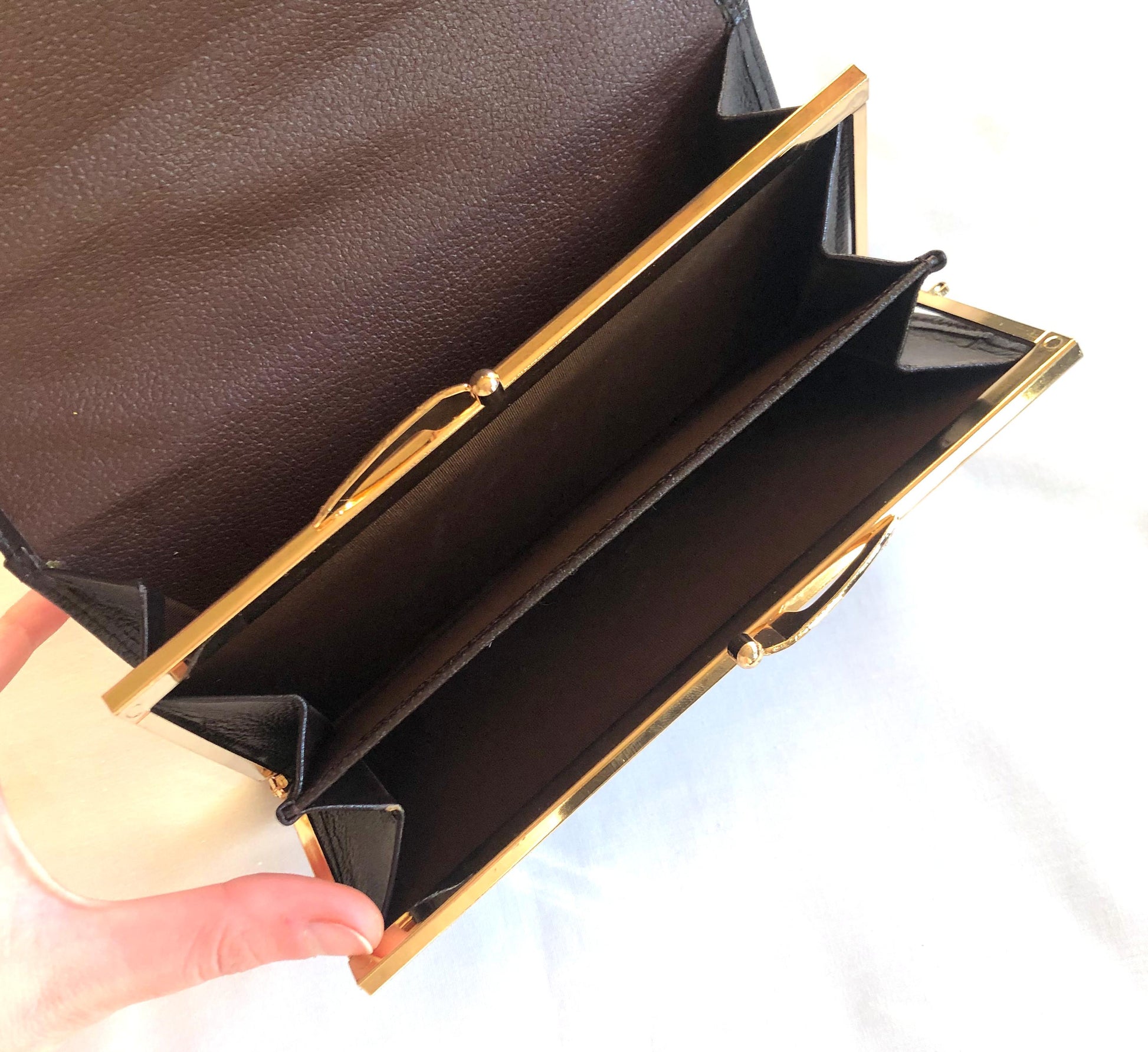 Elegant Japanese wallet - silk taffeta Ooshima tsumugi