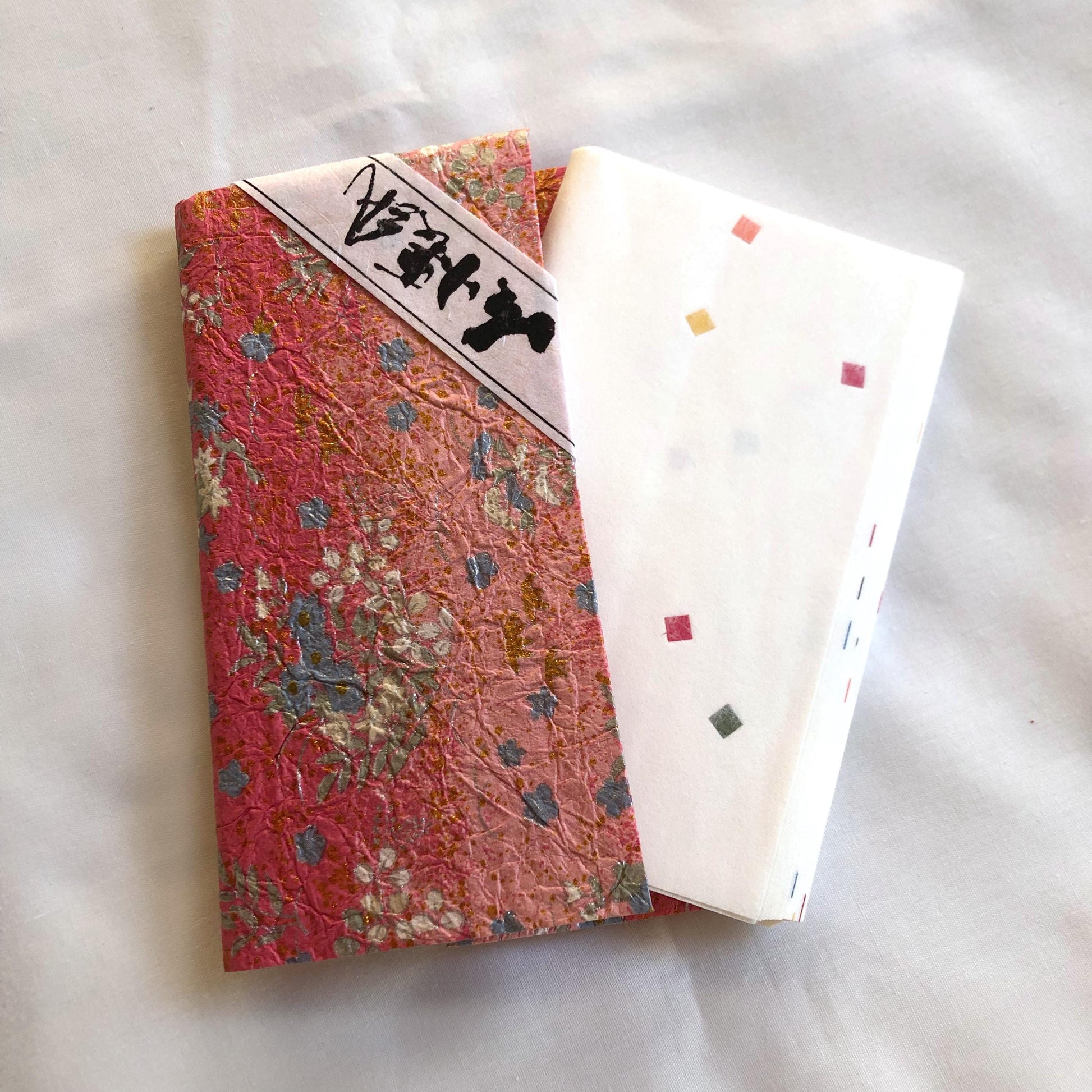 Japanese kaishi paper in a paper envelope - different colors available