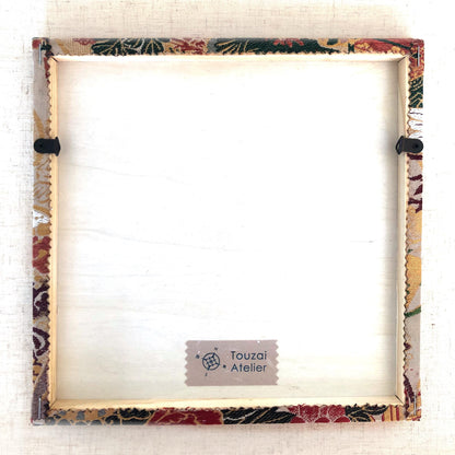 Vintage obi wall hangings - square