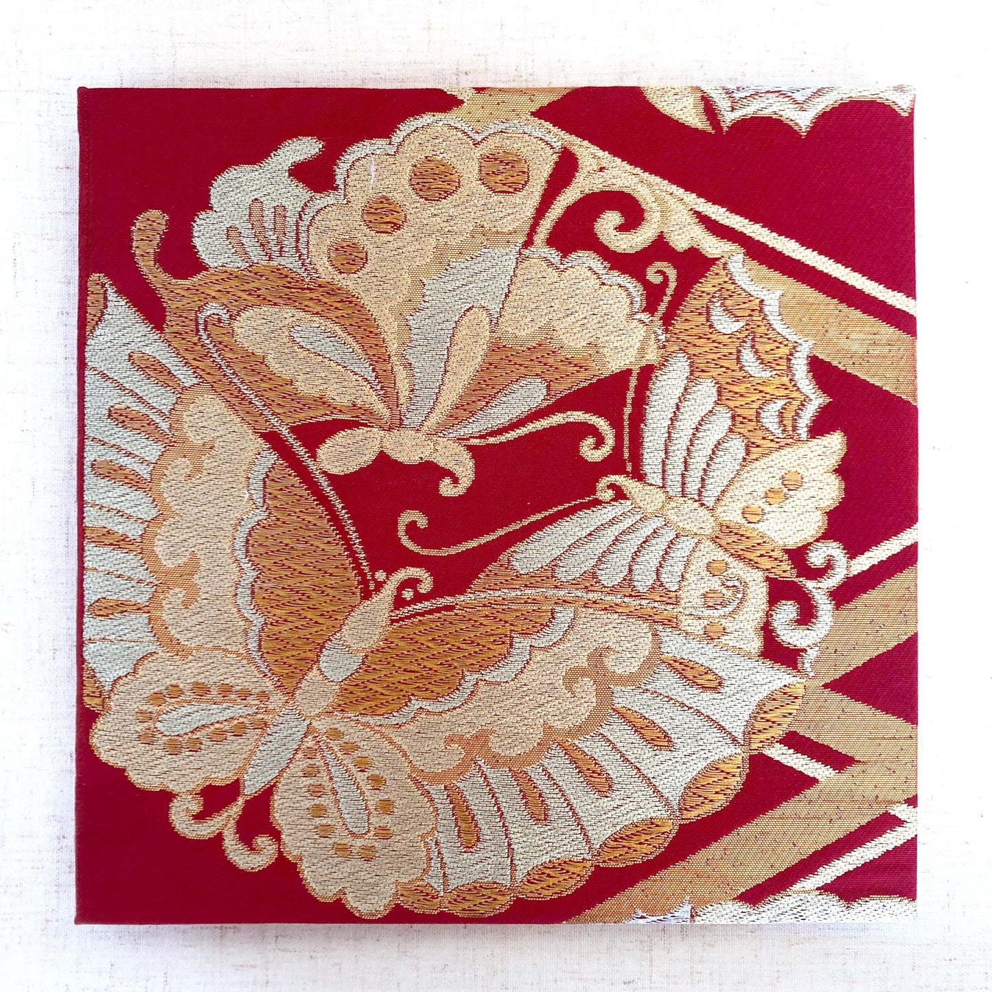 Vintage obi wall hangings - square