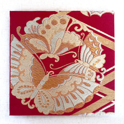 Vintage obi wall hangings - square