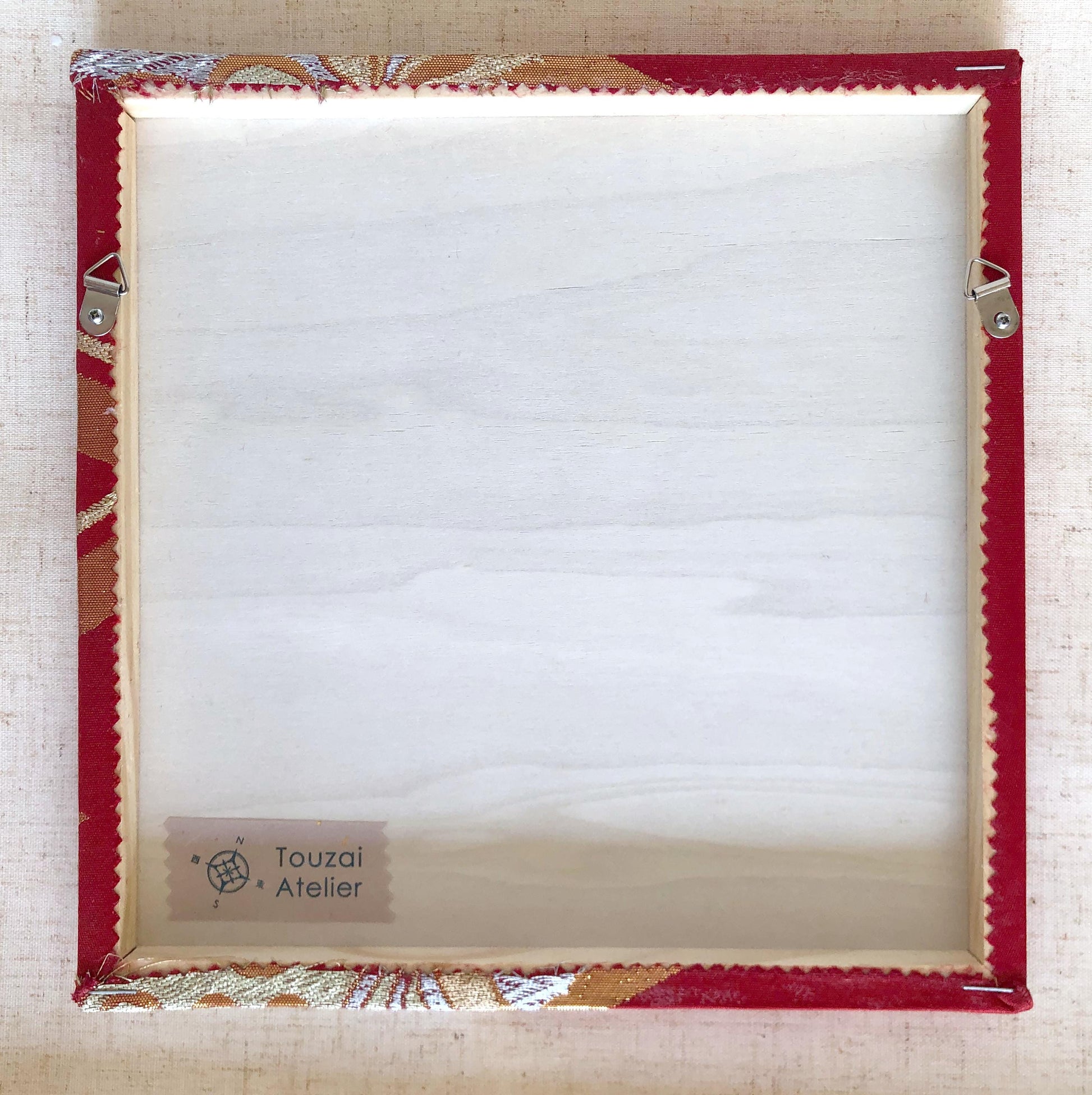 Vintage obi wall hangings - square