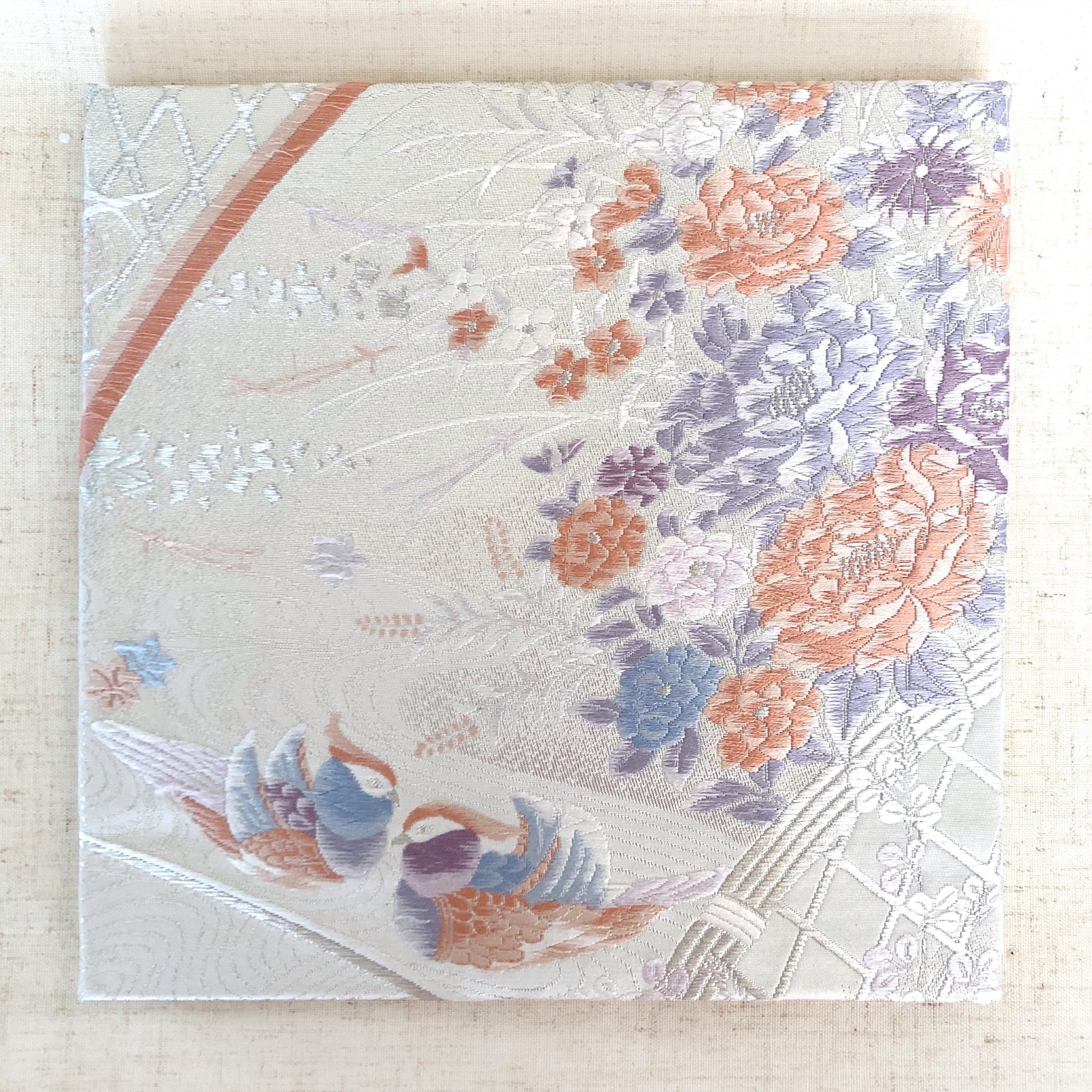 Vintage obi wall hangings - square