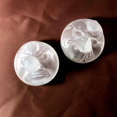 Unique Japanese drinking glass set - tengu guardians