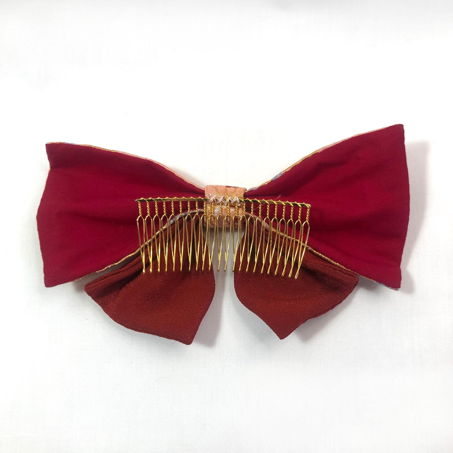 Elegant kanzashi set - Japanese hair accessory and a foldable fan