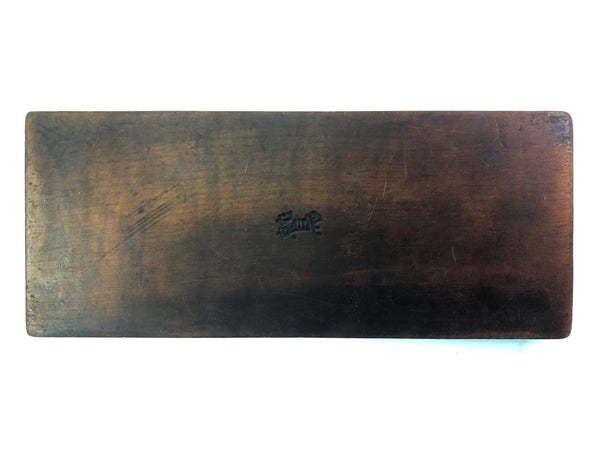 Vintage Japanese wagashi press mold - tai fish