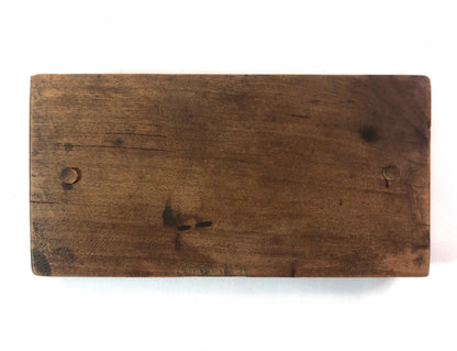 Vintage Japanese wagashi press mold - chrysanthemum flower