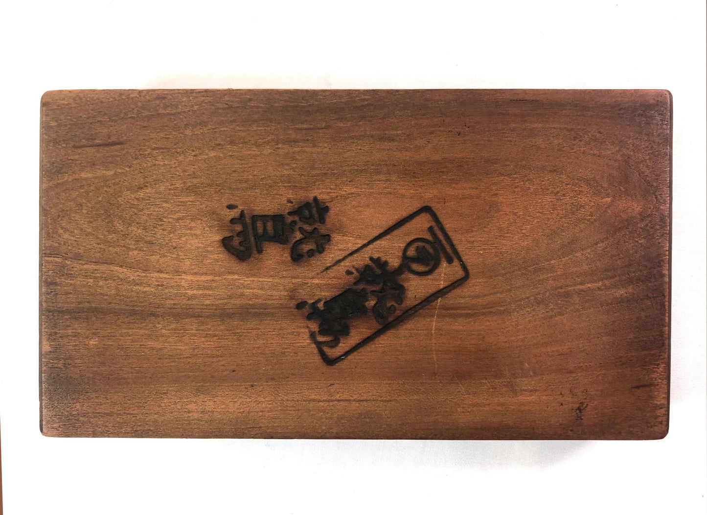 Vintage Japanese wagashi press mold - peony flower