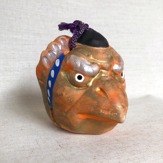 Big clay bell - Japanese moutain spirit karasu tengu
