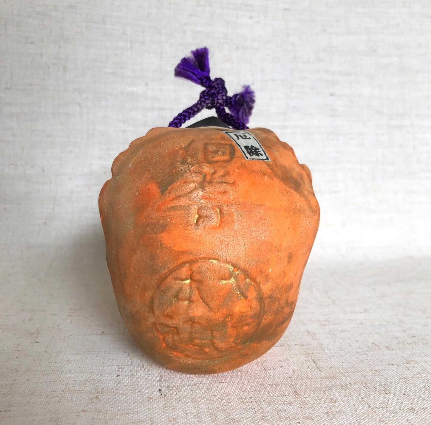 Big clay bell - Japanese moutain spirit karasu tengu