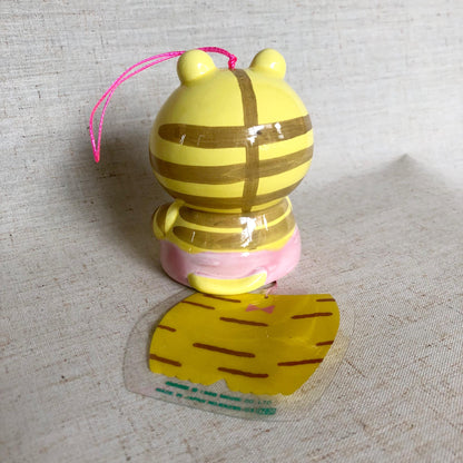 Cute Japanese wind chime fuurin - angry tiger