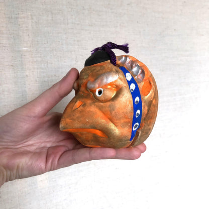 Big clay bell - Japanese moutain spirit karasu tengu