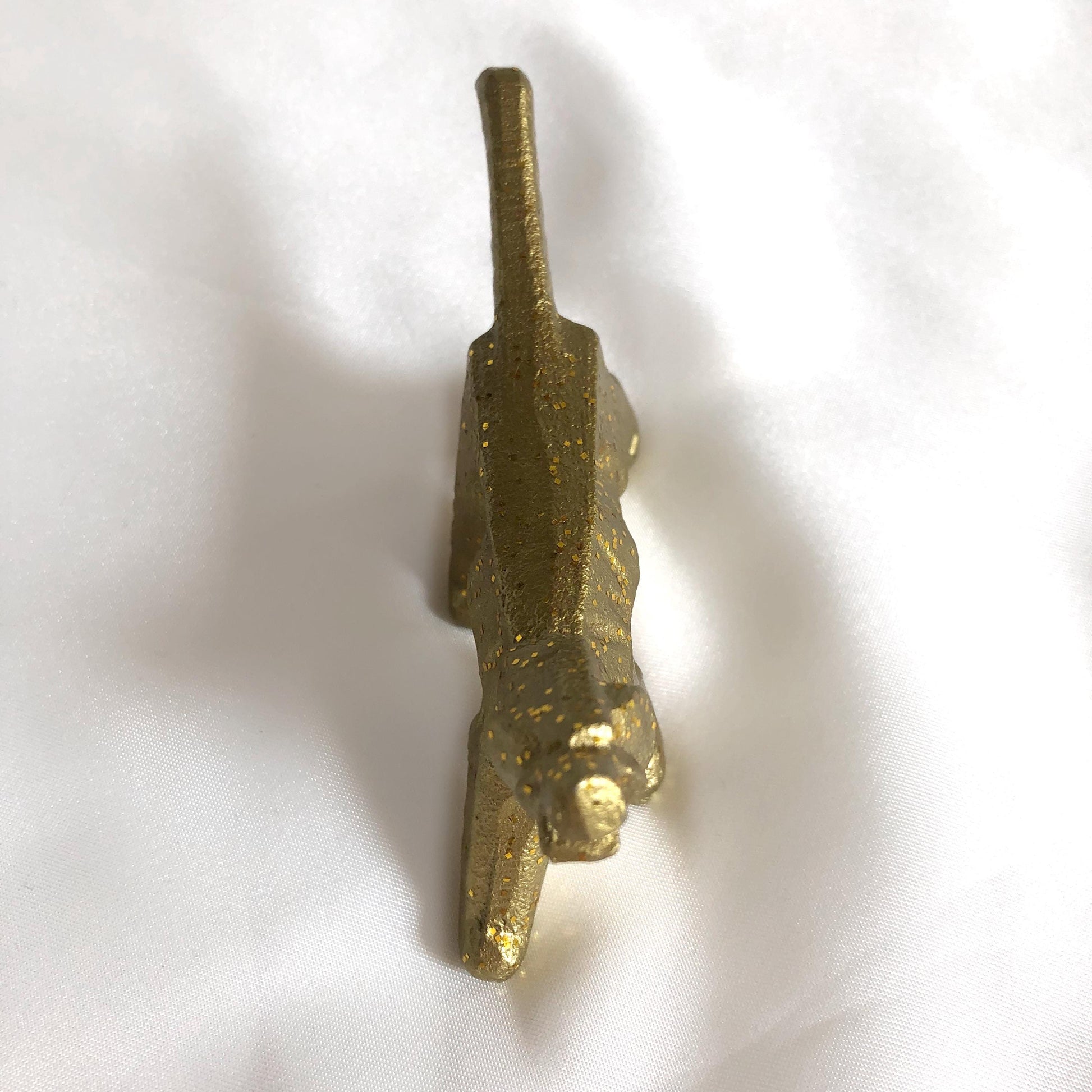 Miniature iron cast paperweight - golden zodiac animals