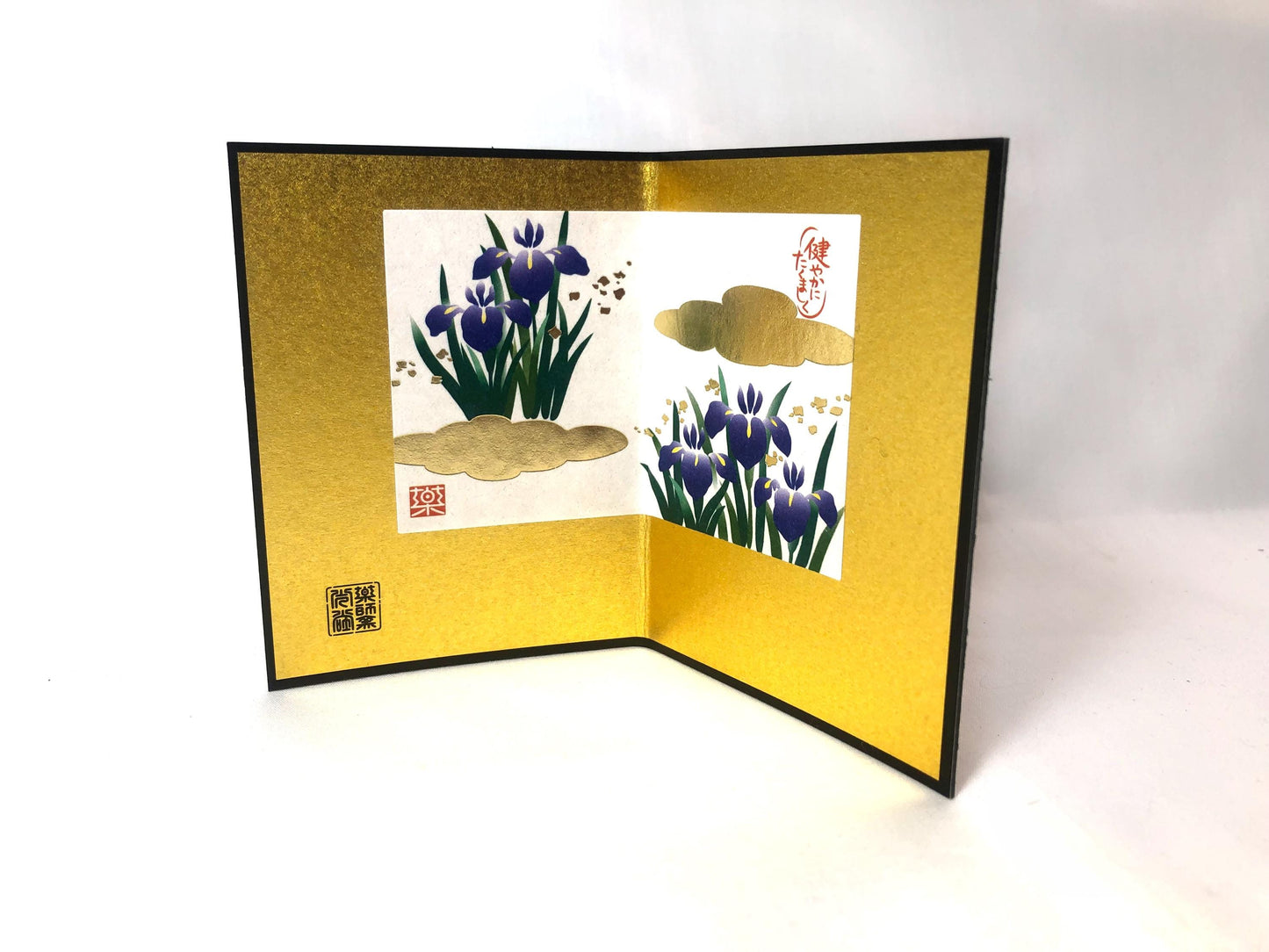 Japanese helmet kabuto - miniature ceramic figurine