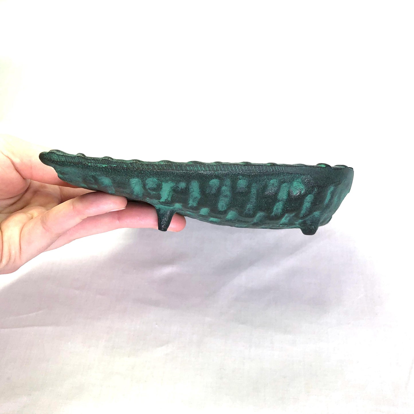 Japanese iron cast dish - mouse on a rice scoop