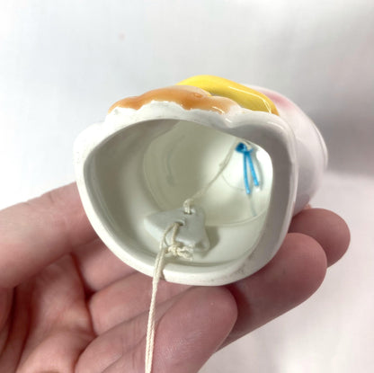 Ceramic Duck Wind Chime Fuurin: Japanese 80s Comic Style