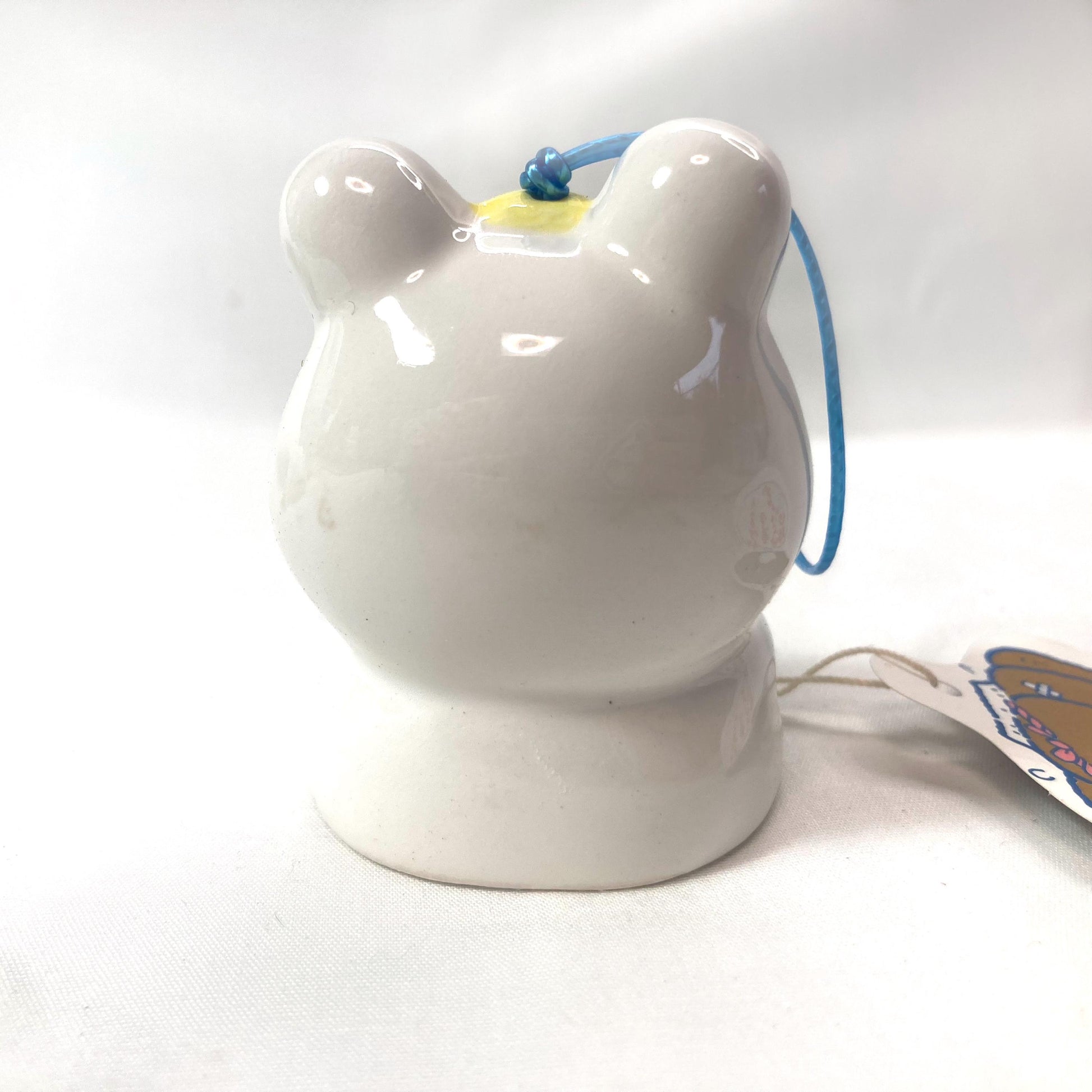 Bunny Wind Chime: Japanese Ceramic Fuurin with Pumpkin