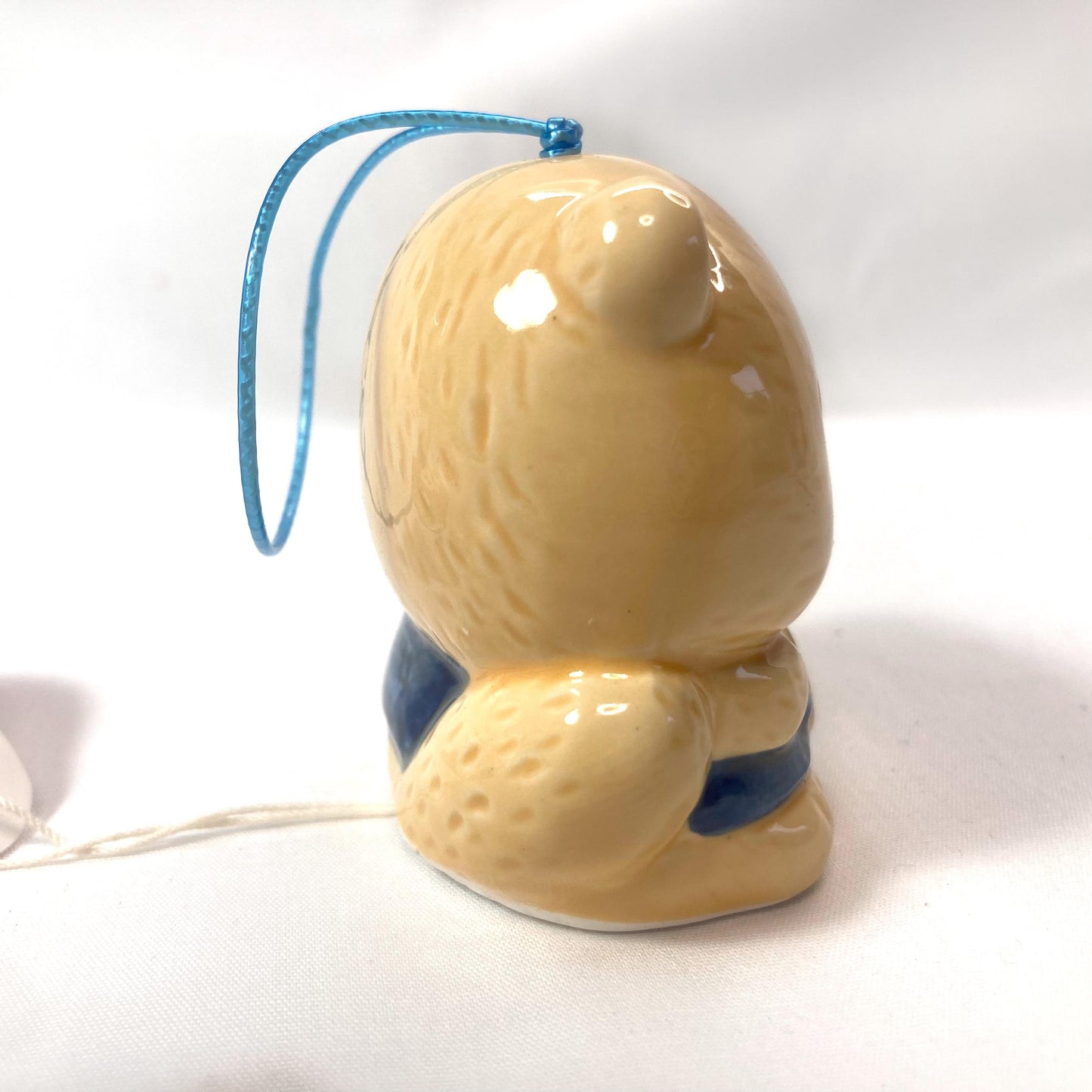 Tanuki Wind Chime: Japanese Ceramic Fuurin with Festival Paper