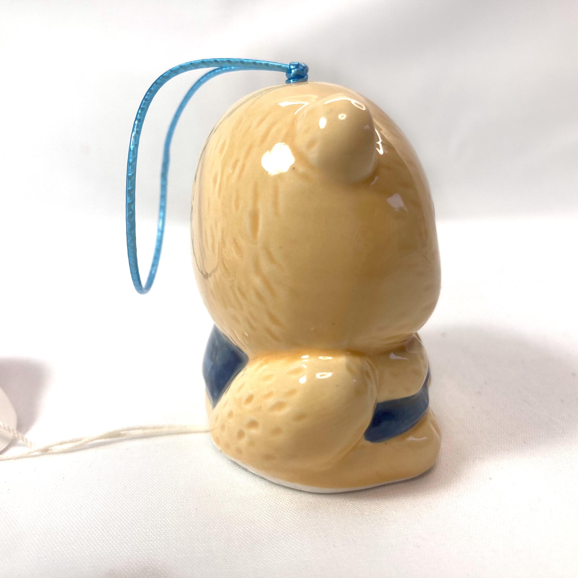 Tanuki Wind Chime: Japanese Ceramic Fuurin with Festival Paper