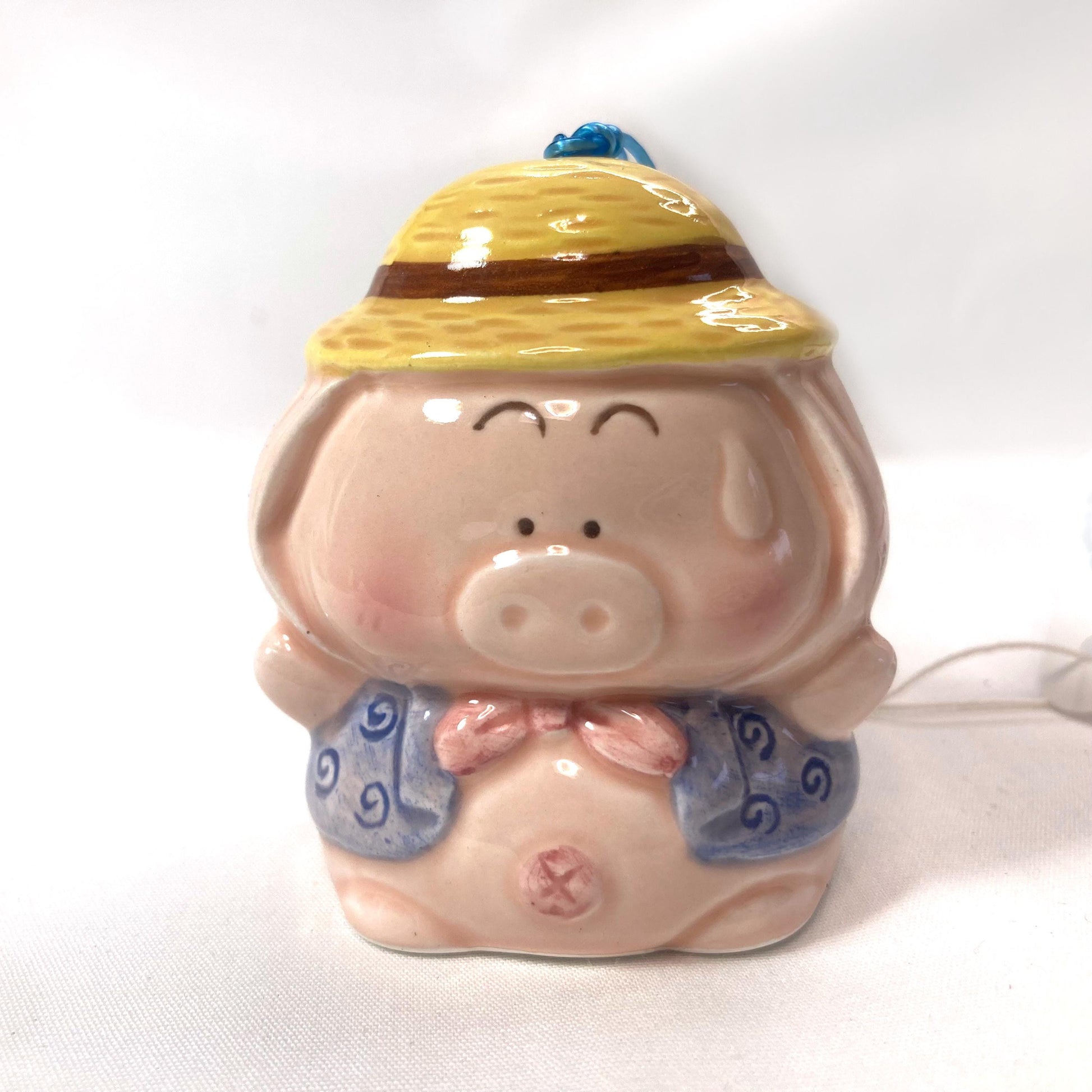 Cute Japanese wind chime fuurin - piggy