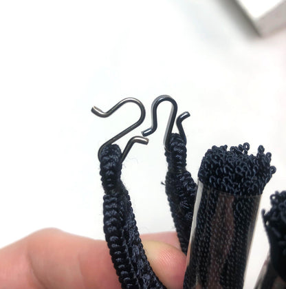 Haori himo for men - dark blue - set with hooks