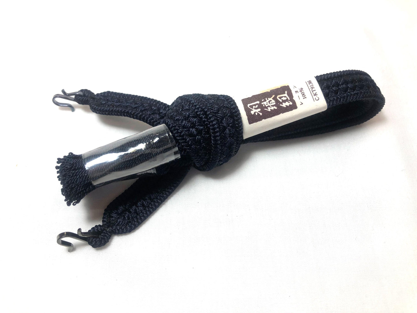 Haori himo for men - dark blue - set with hooks