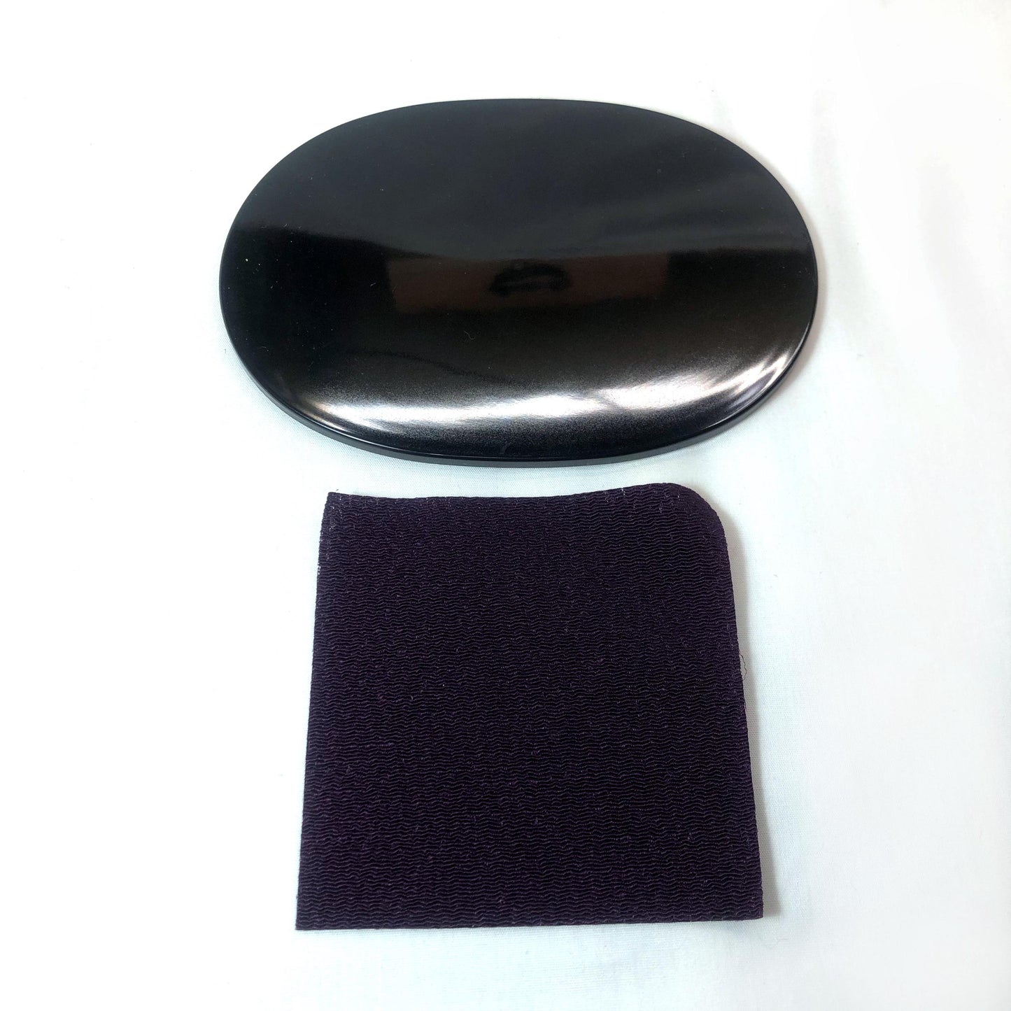 Japanese helmet kabuto - miniature ceramic figurine